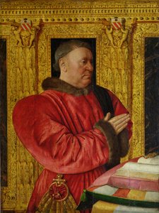 Kansleri Guillaume Jouvenel des Ursinsin (k. 1472) muotokuva 1460-65